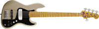 Marcus Miller Jazz Bass® V (Fiev String), Maple Fretboard, Shoreline Gold, 3-Ply Black Pickguard