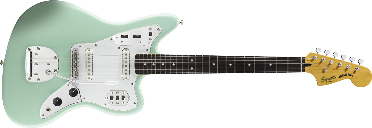 Vintage Modified Jaguar®, Rosewood Fingerboard, Surf Green